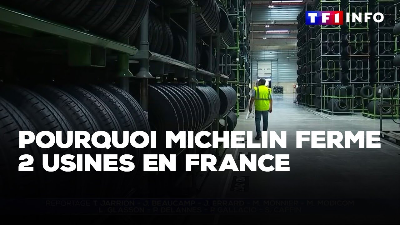 Pourquoi Michelin ferme deux usines en France ? Le choc à Cholet après l'annonce｜TF1 INFO