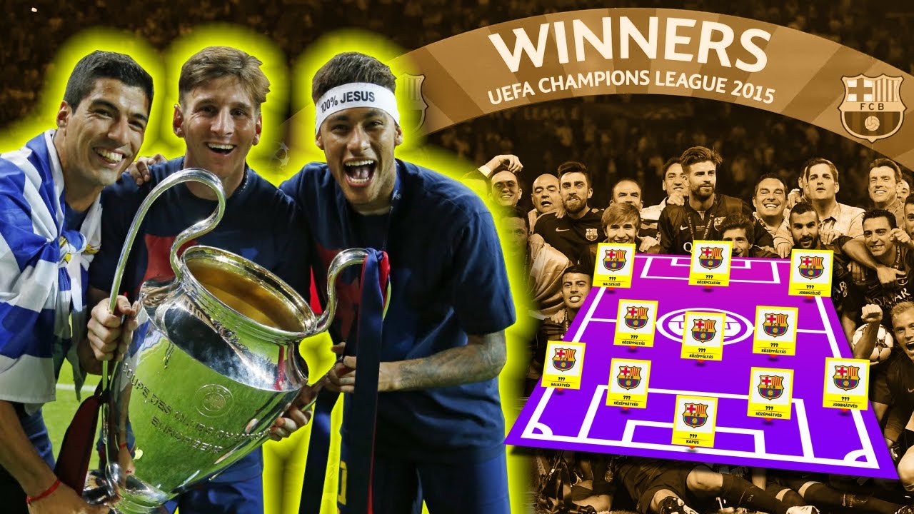 Így nézett ki az FC Barcelona legutolsó BL-győztes kezdője! ► Kezdő11
