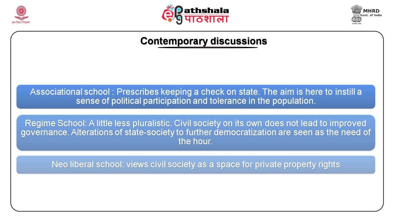 Intervention and Impact of Civil Society