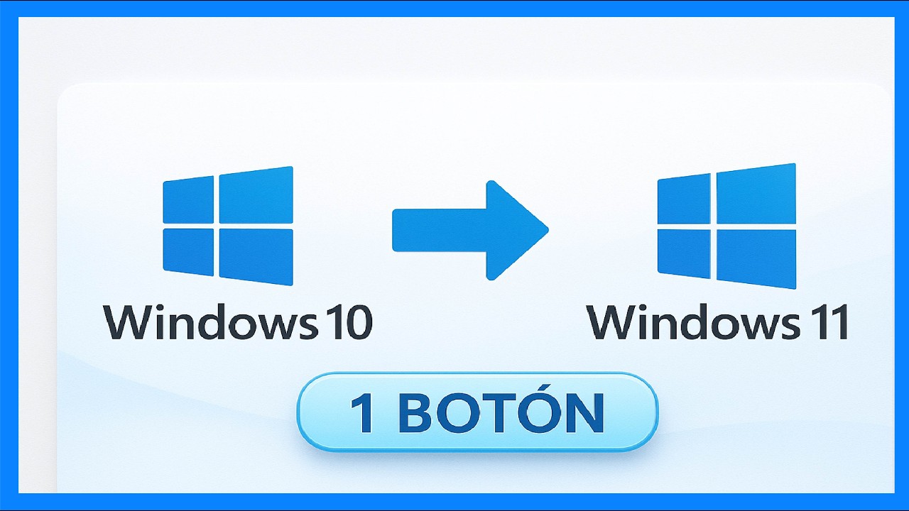 Pasar a Windows 11 con 1 solo botón 👉 (sin TPM, sin CPU compatible) | Tutorial 2026