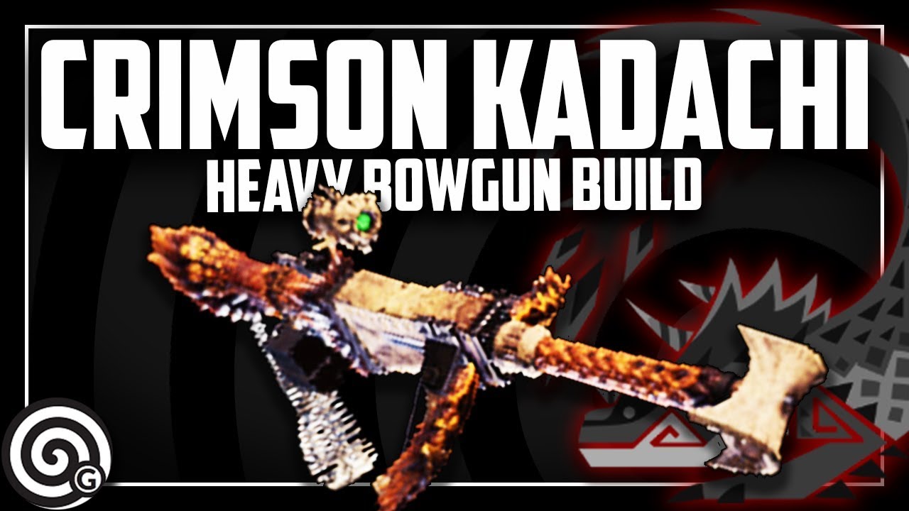 Crimson Kadachi Lion II - The Best Pierce 3 Heavy Bowgun | MHW Iceborne