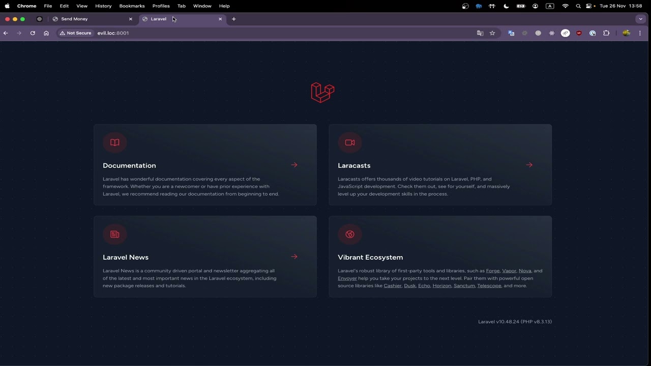 CSRF атака в Laravel: Пример реализации и защиты