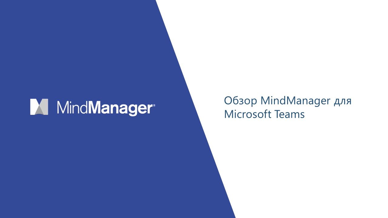 Краткий обзор MindManager для Microsoft Teams.