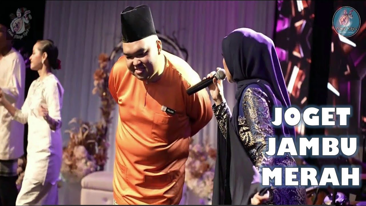 JOGET JAMBU MERAH (DUET) cover by ROJER KAJOL & SYURA BADRON ft ORKES MELAYU ROJER (OMR).
