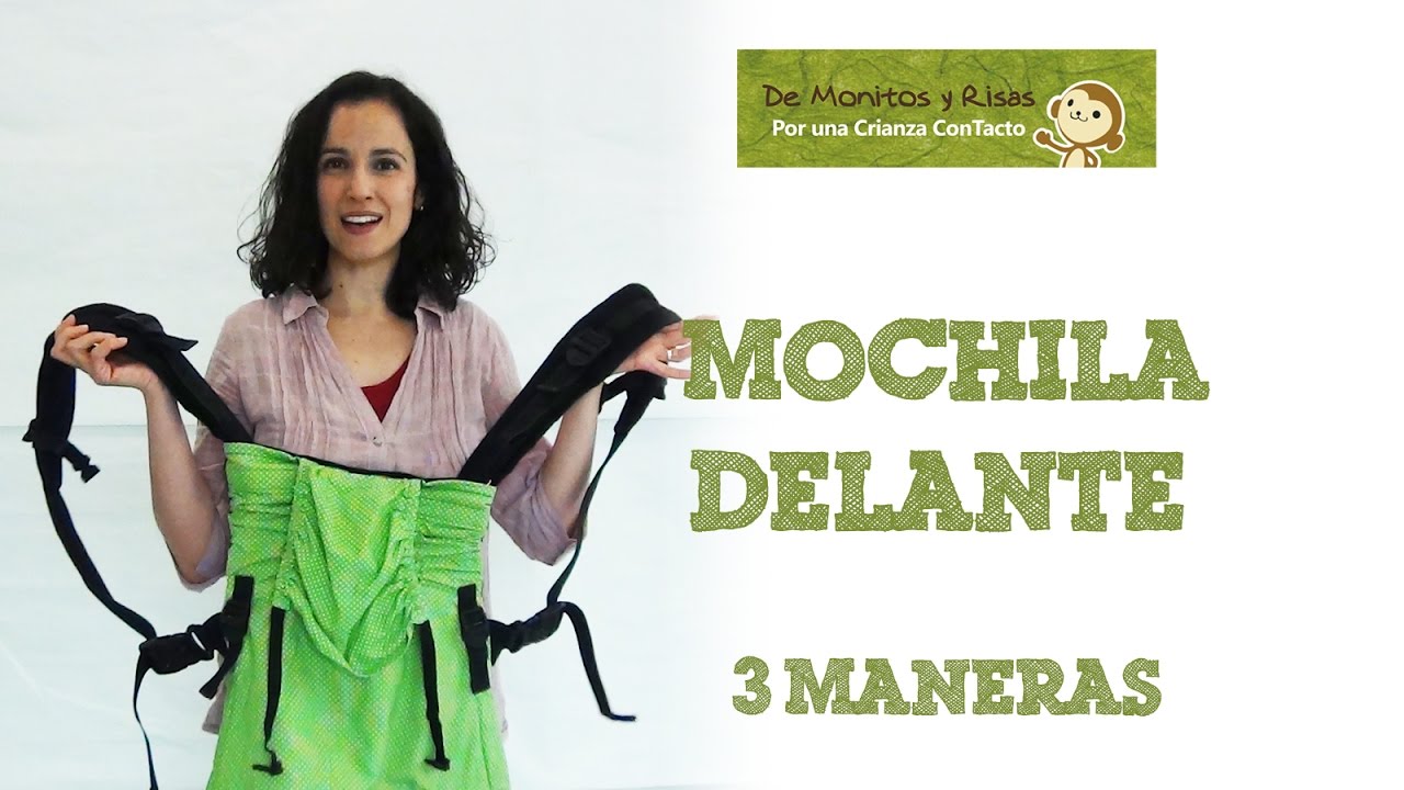 Mochila delante