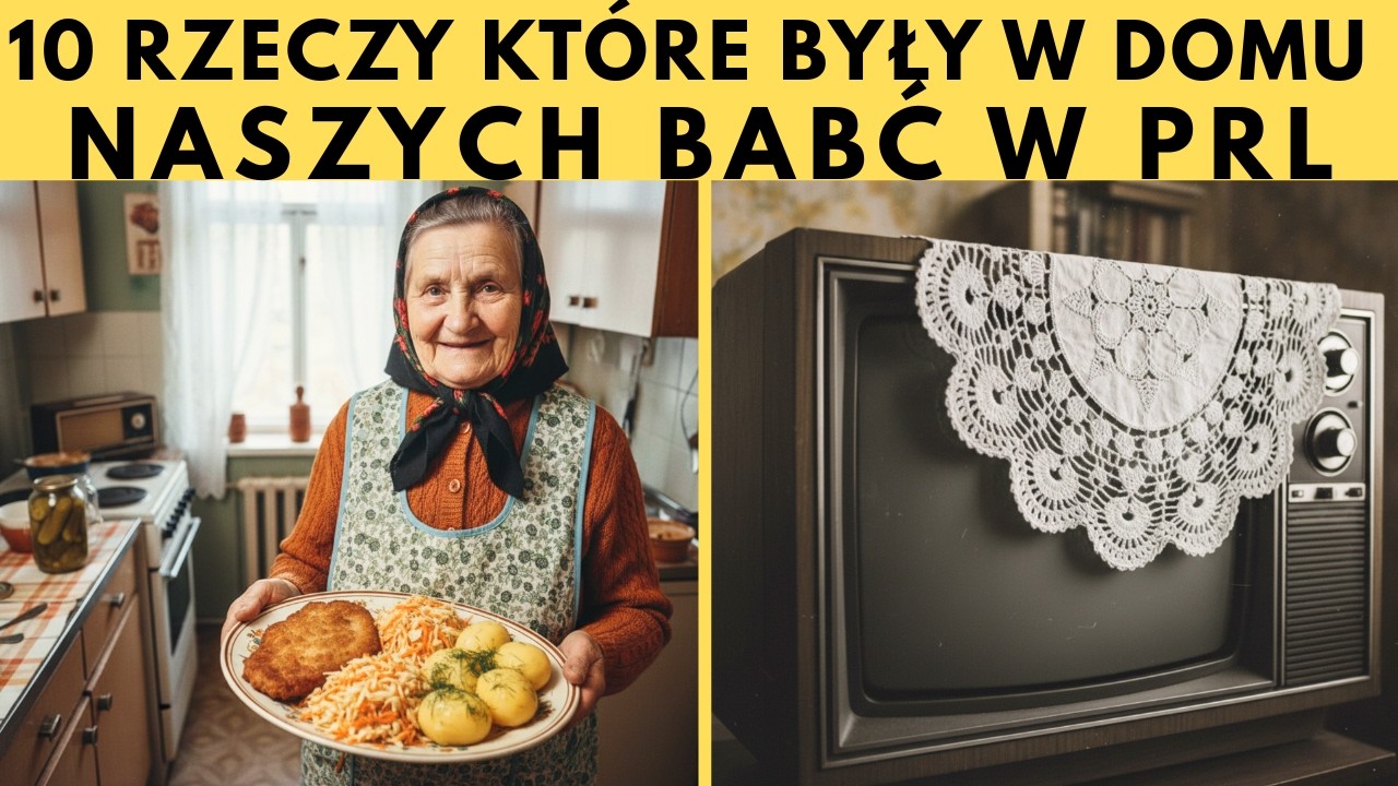 10 forgotten things that were at grandma's house in the Polish People's Republic.