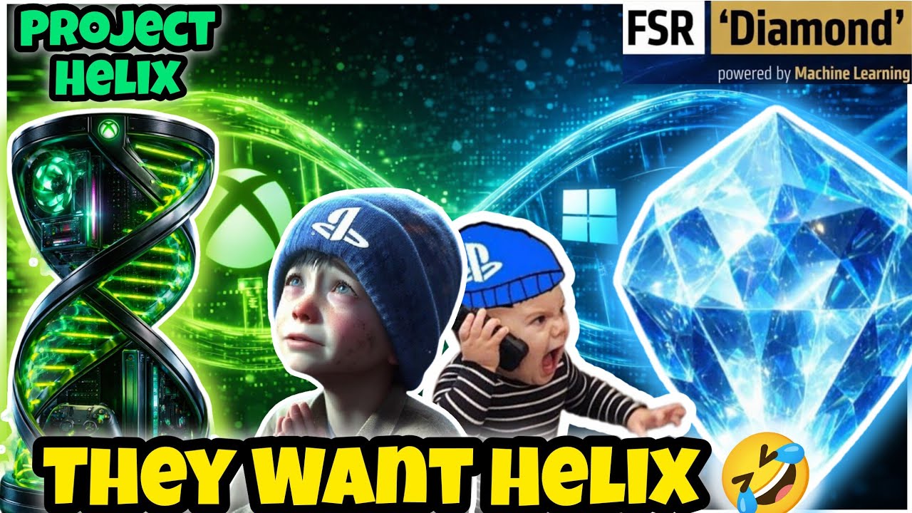 Sony Fans Want Xbox Helix 🤣😜😆 & They Can't Understand why Xbox Fans Would be getting FSR Diamond 
