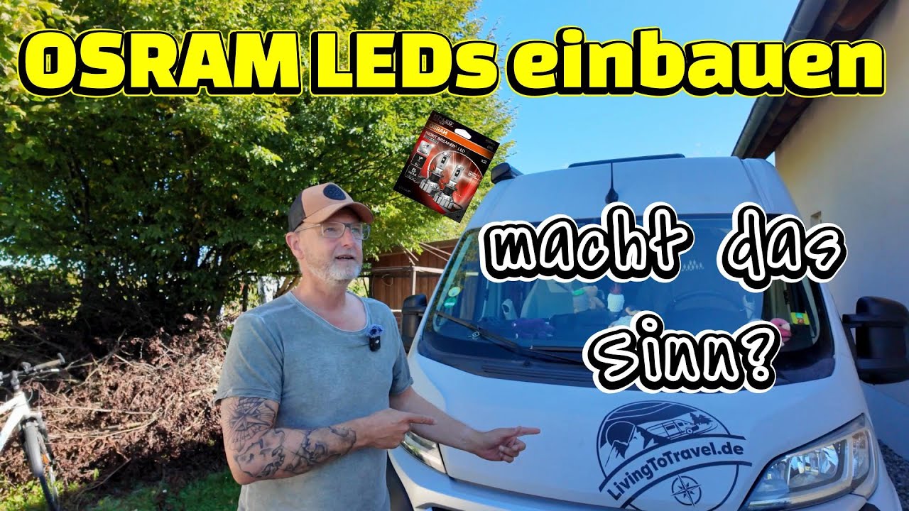 OSRAM LEDs einbauen – lohnt sich das wirklich!? | Camper Van Licht-Upgrade #osram #campervan #fun