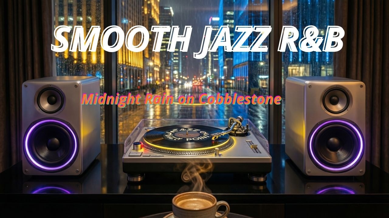 Smooth jazz R&B - Midnight Rain on Cobblestone