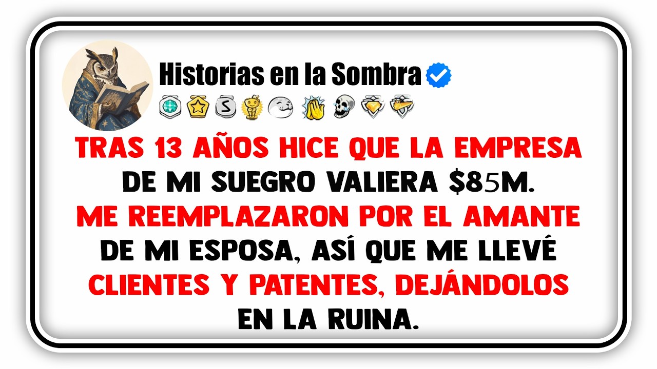 Tras 13 años hice que la empresa de mi suegro valiera $85M. Me reemplazaron por el amante de mi...