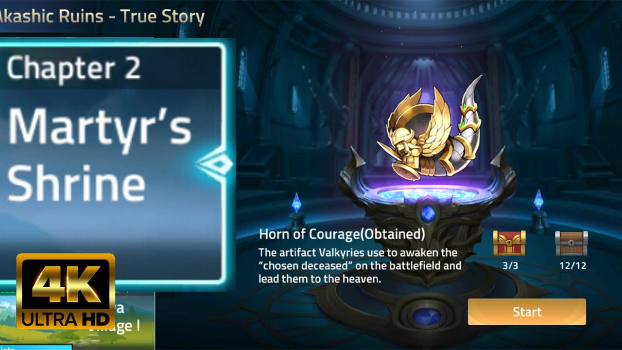 MARTYR'S SHRINE Akashic Ruins - True Story CHAPTER 2 | Mobile Legend: Adventure Walkthrough