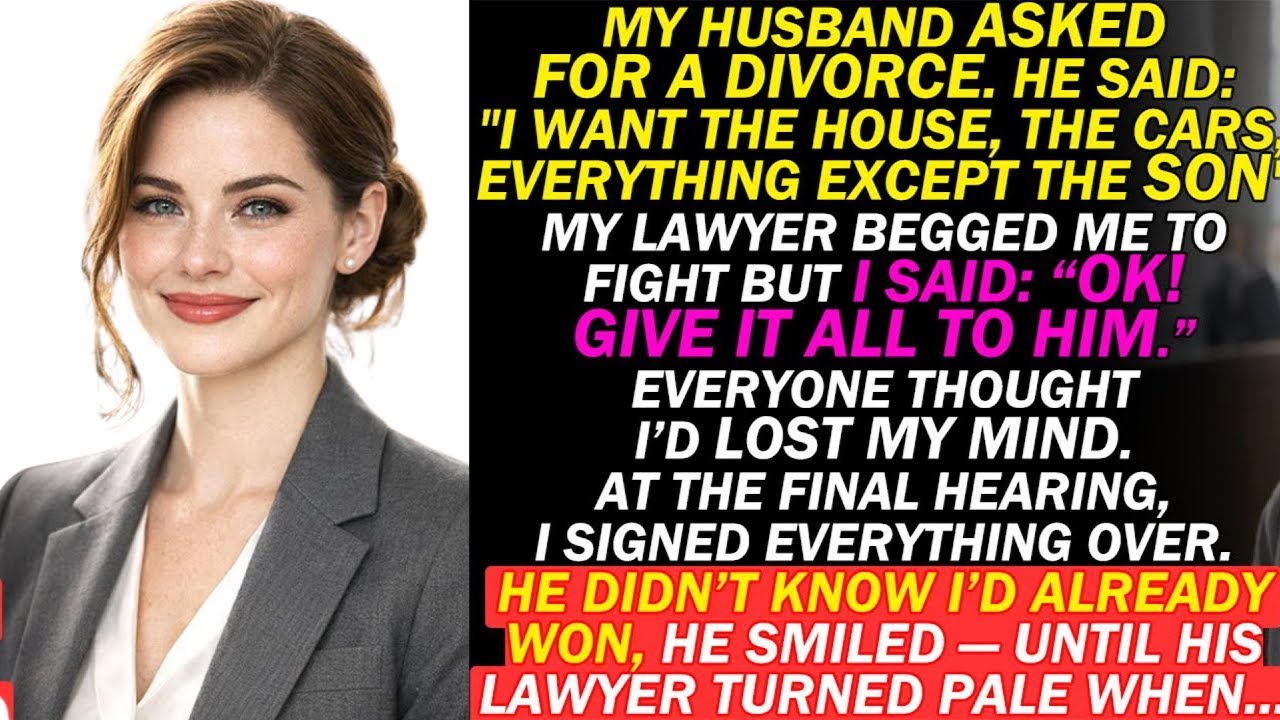 My Husband Took Everything in the Divorce — So I Let Him Destroy Himself