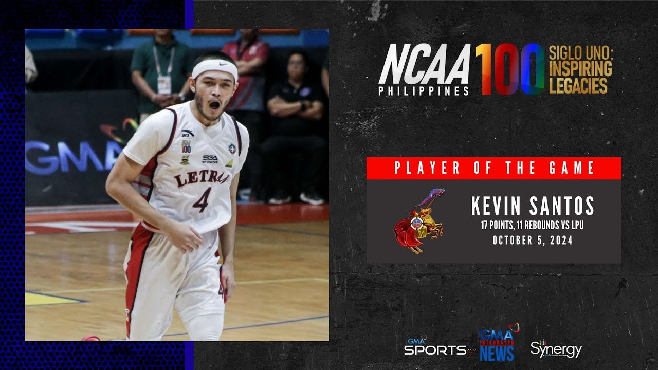 Player of the Game - Kevin Santos vs LPU | NCAA Season 100