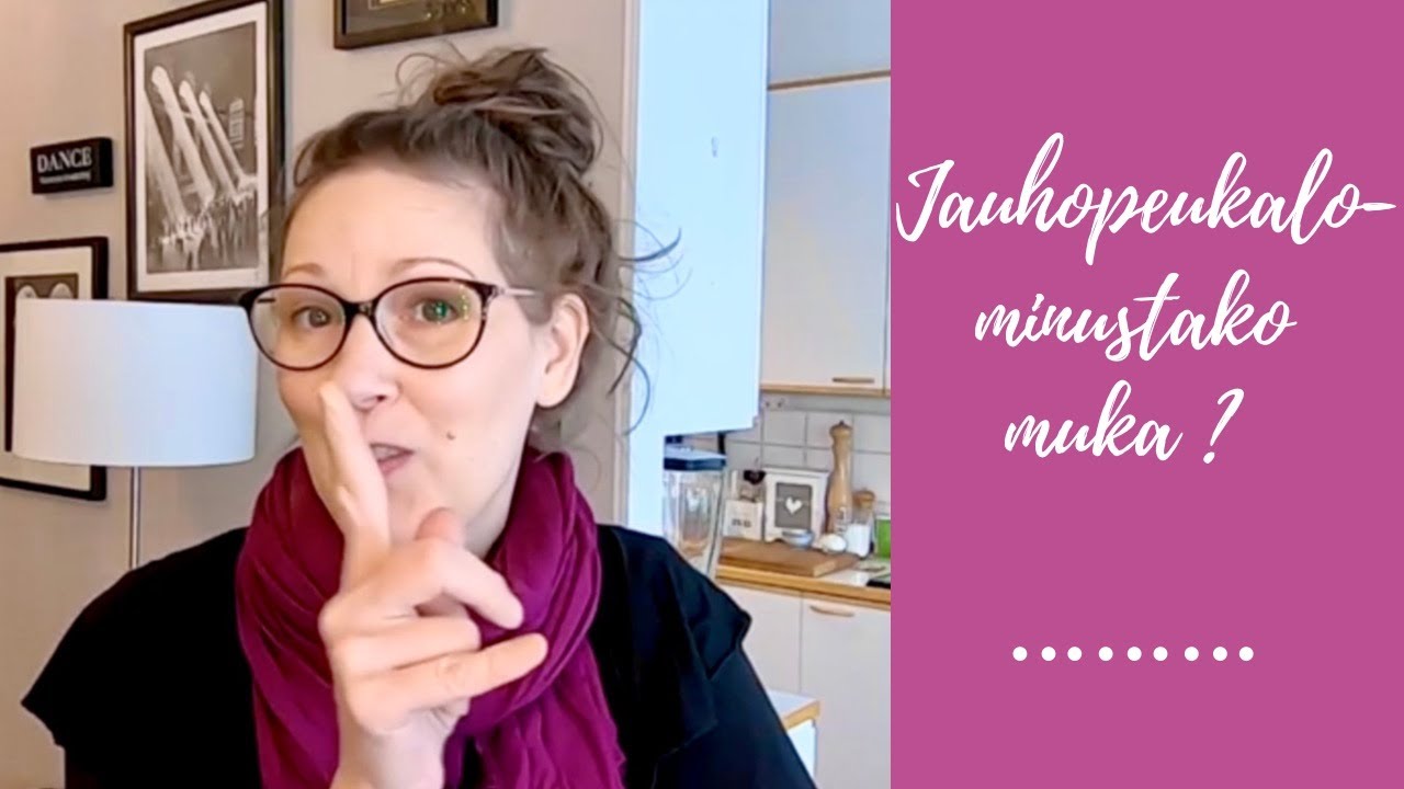 Jauhopeukalo - minustako muka?