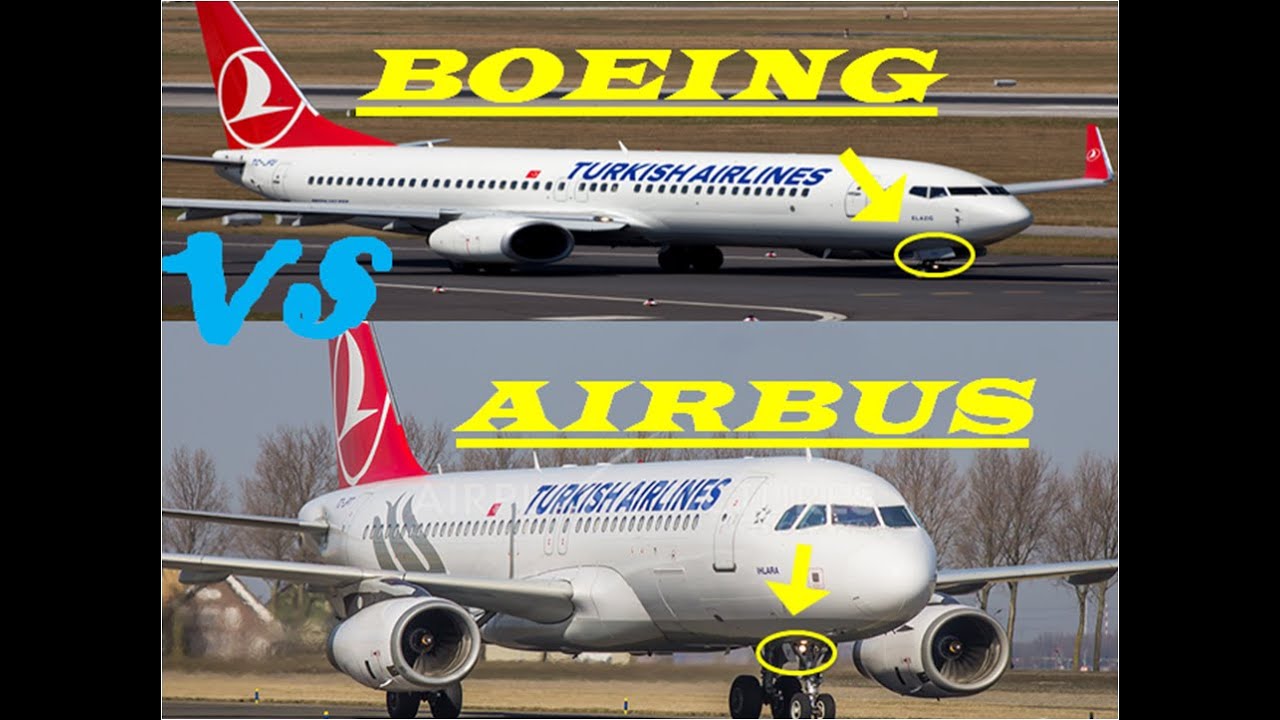 airbus vs boeing | farkları neler | ilk bakışta nasıl anlaşılır |