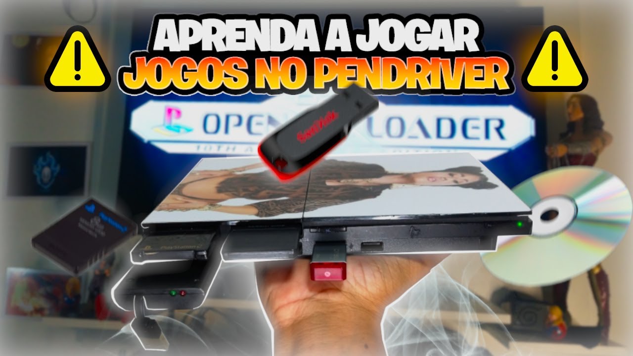 TUTORIAL: Instale o OPL e Jogue Jogos de PS2 no Pendrive em Minutos!#ps2 #playstation #tutorial