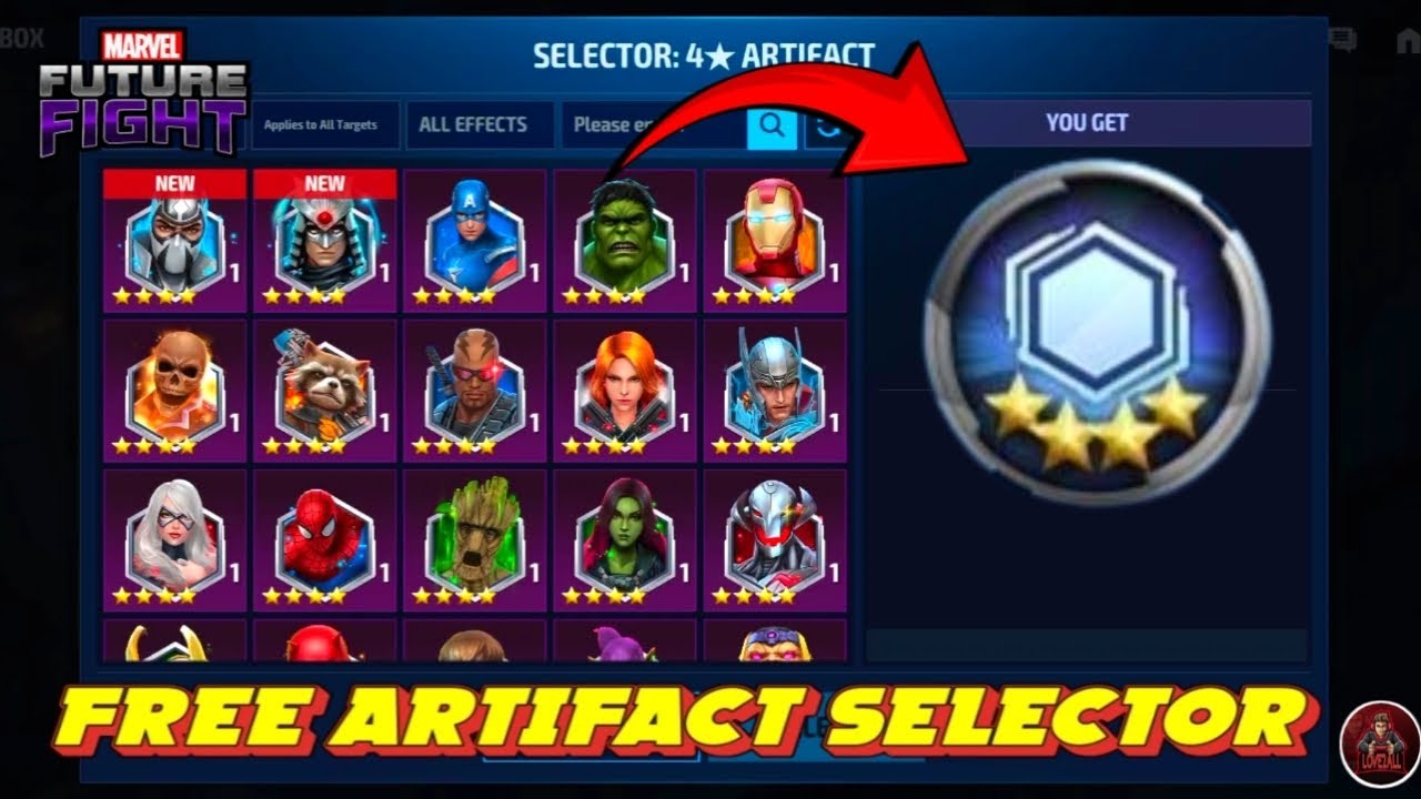 🚨Free Artifact Selector 🚨 Best Artifact Guide! 2026  |Marvel Future Fight 