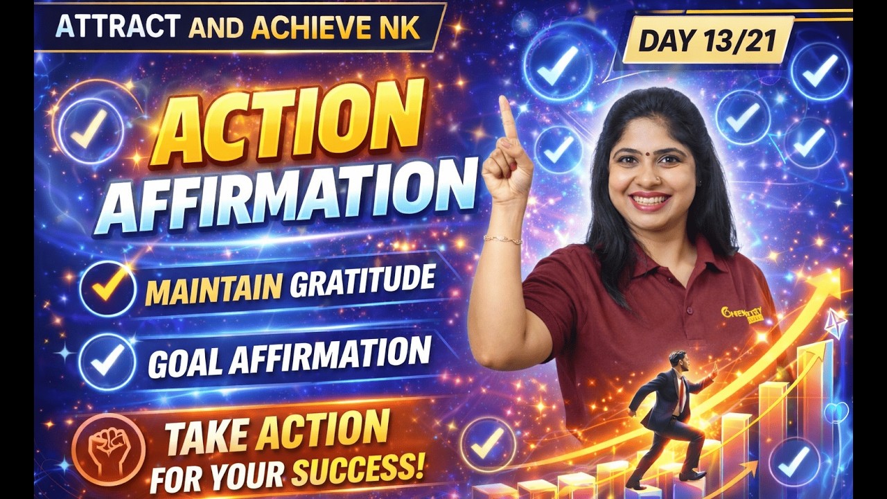 Why Your Affirmations Are NOT Working? Action Affirmations Secret | Day 13/21 | 95% in Boards