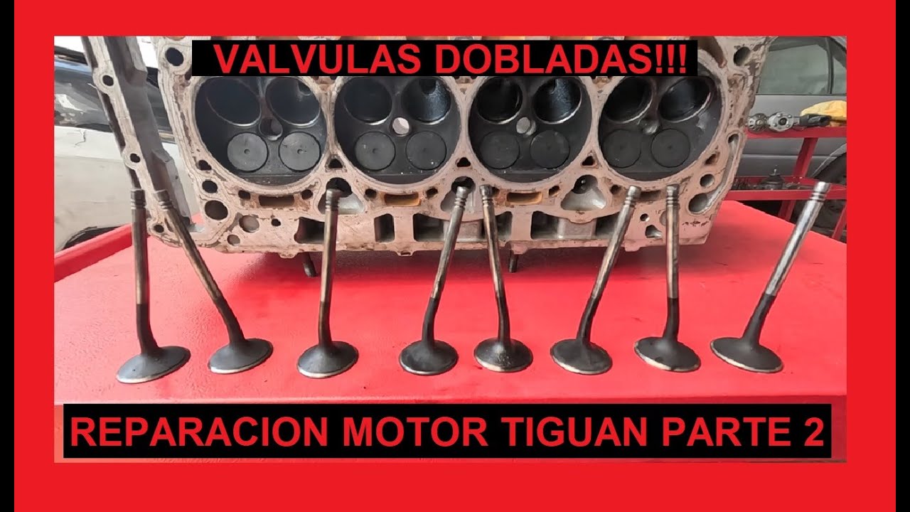 VALVULAS DOBLADAS!!!!!! REPARACION DE MOTOR TIGUAN (PARTE2)