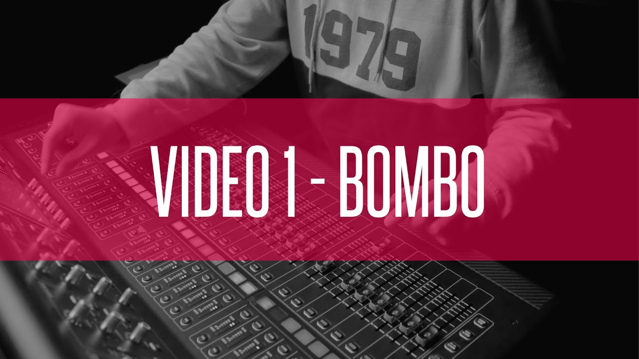 MEZCLA EN VIVO - SERIE DE BATERÍA - BOMBO