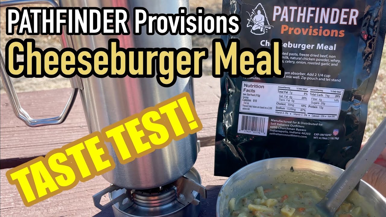 Pathfinder Provisions Cheeseburger Meal