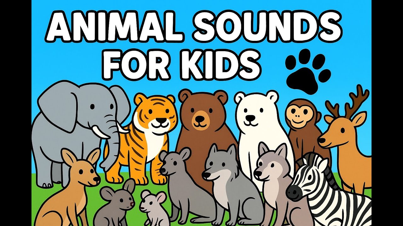 Animal Sounds for Kids 🐾 | 15 Wild Animals with Real Sounds