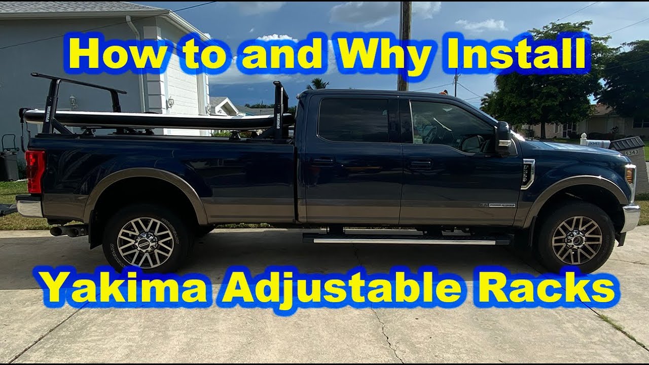 We are installing a Yakima Rack on our F350 Truck. Here's how we did it. UPDATED