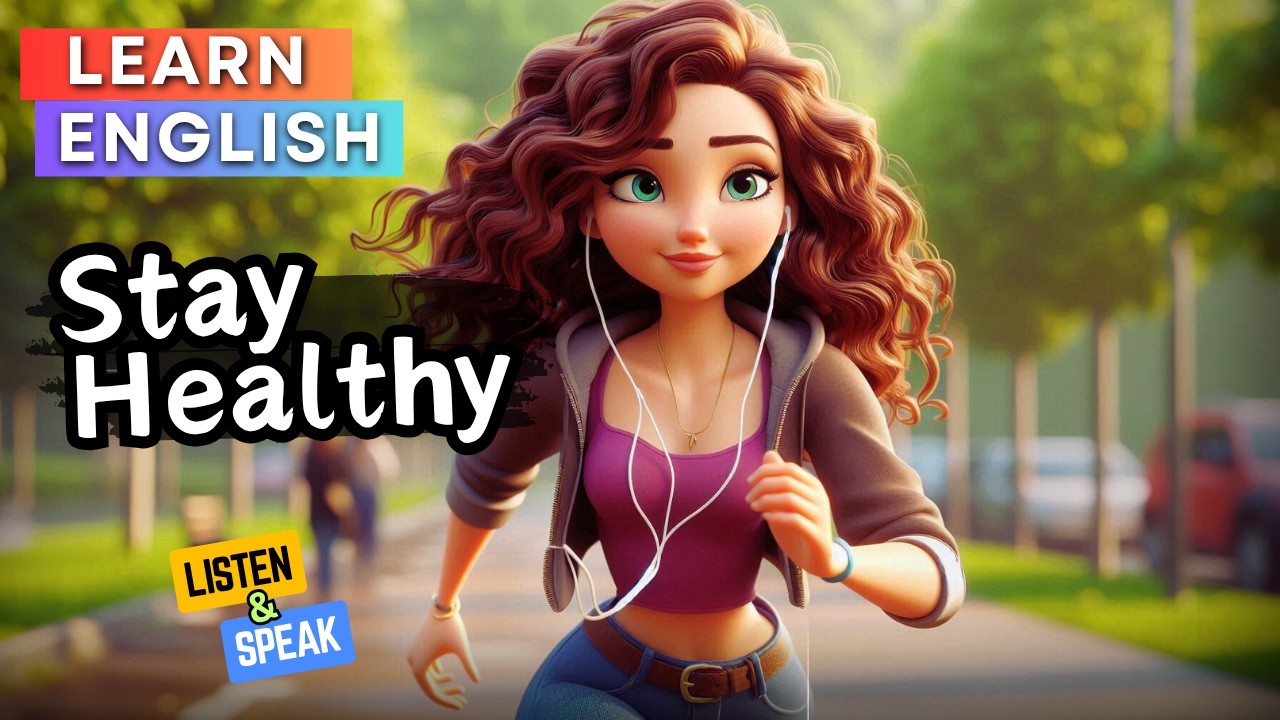 How to Stay Healthy? | Improve Your English| English Listening Skills -Speaking Skills