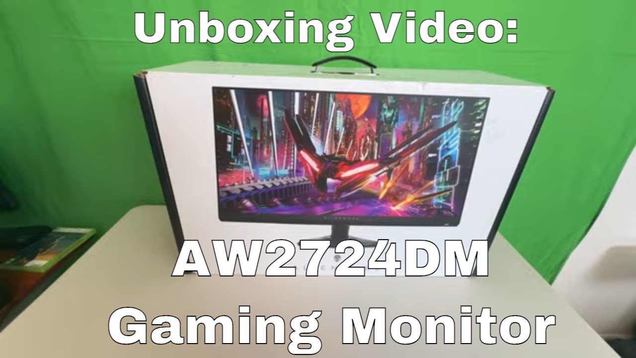 Видео распаковки: Alienware AW2724DM &mdash; что внутри?