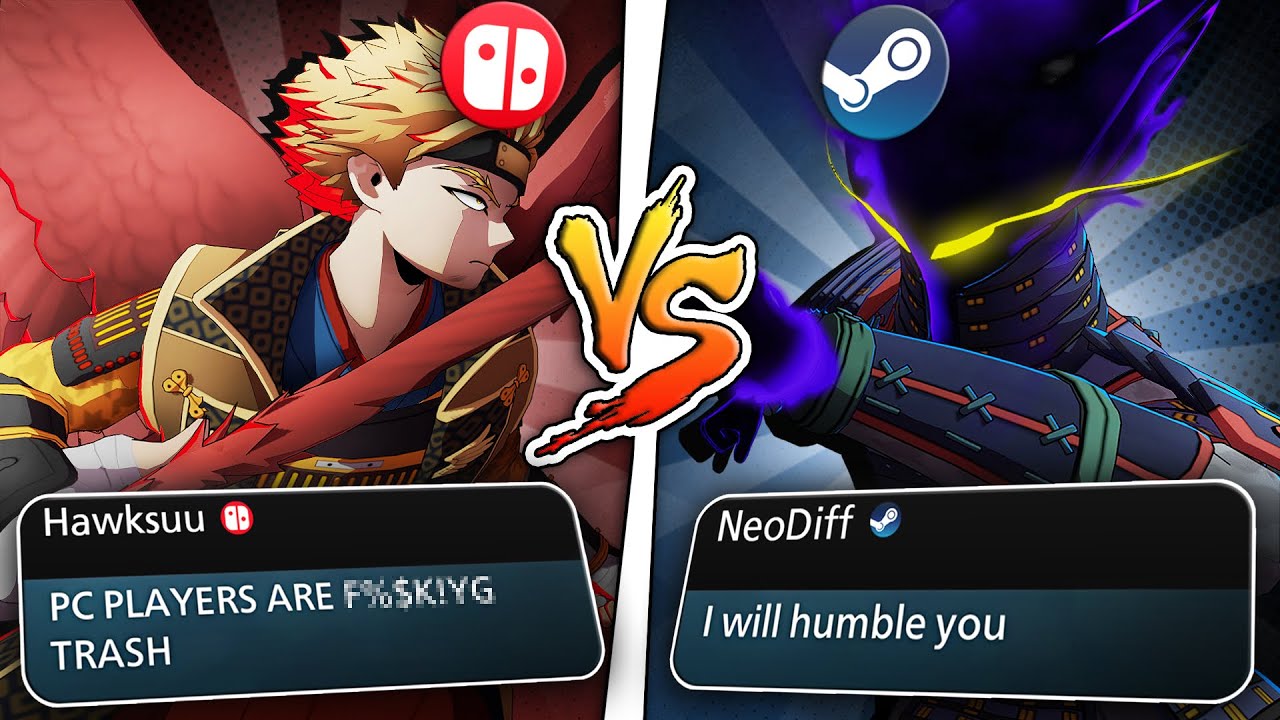 Most Hated Switch Player Claims He Is Better Than PC Players! My Hero Ultra Rumble