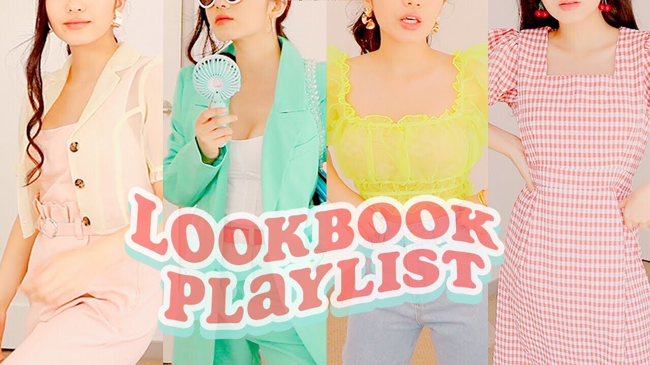 OUTFITS BASED ON MY PLAYLIST 💫 a lookbook playlist