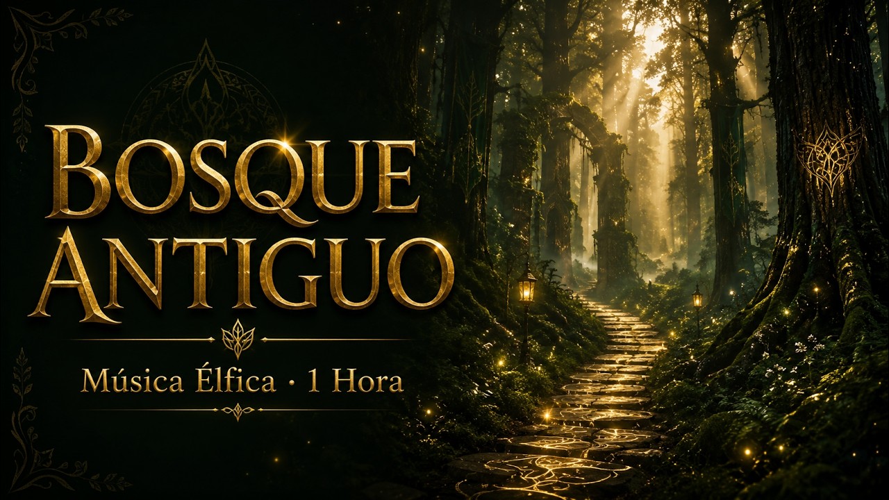 Luz del Bosque Antiguo 🌿 M&uacute;sica &Eacute;lfica Espiritual para Calma, Introspecci&oacute;n y Silencio