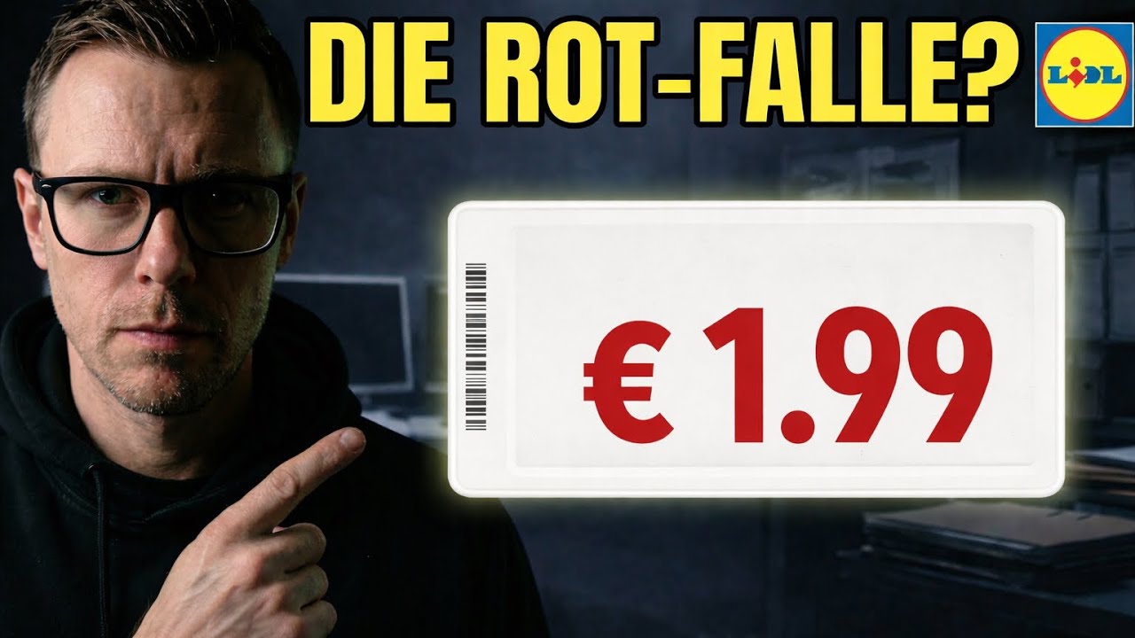 Der Psycho-Trick von Lidl: Das Geheimnis der neuen roten Schilder