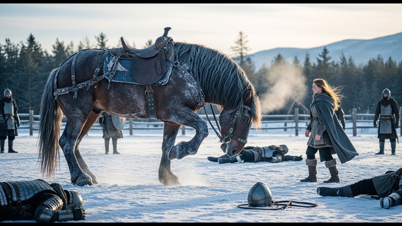 The Frostbound War Stallion Threw Every Rider — It Bowed to the Girl From the North