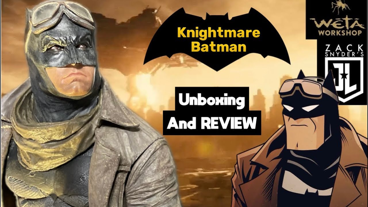 Weta Workshop Knightmare Batman 1/4 Scale Statue Unboxing and Review