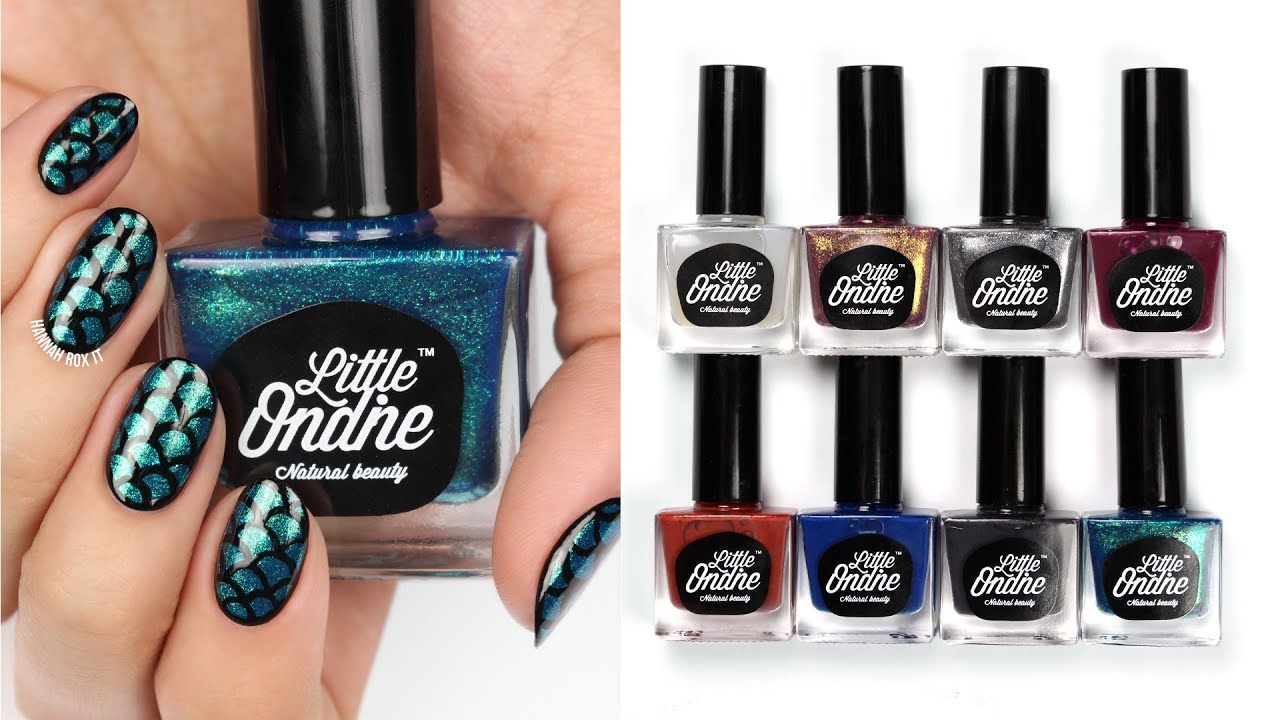 Mermaid Nail Art + Peelable Polish Swatches & GIVEAWAY!