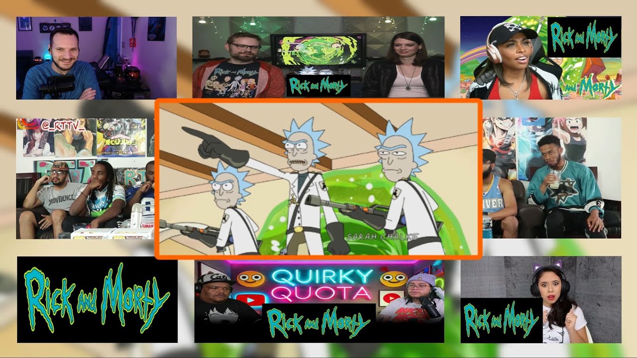 Rick and Morty Season 1 Episode 10 (Reaction Mashup)