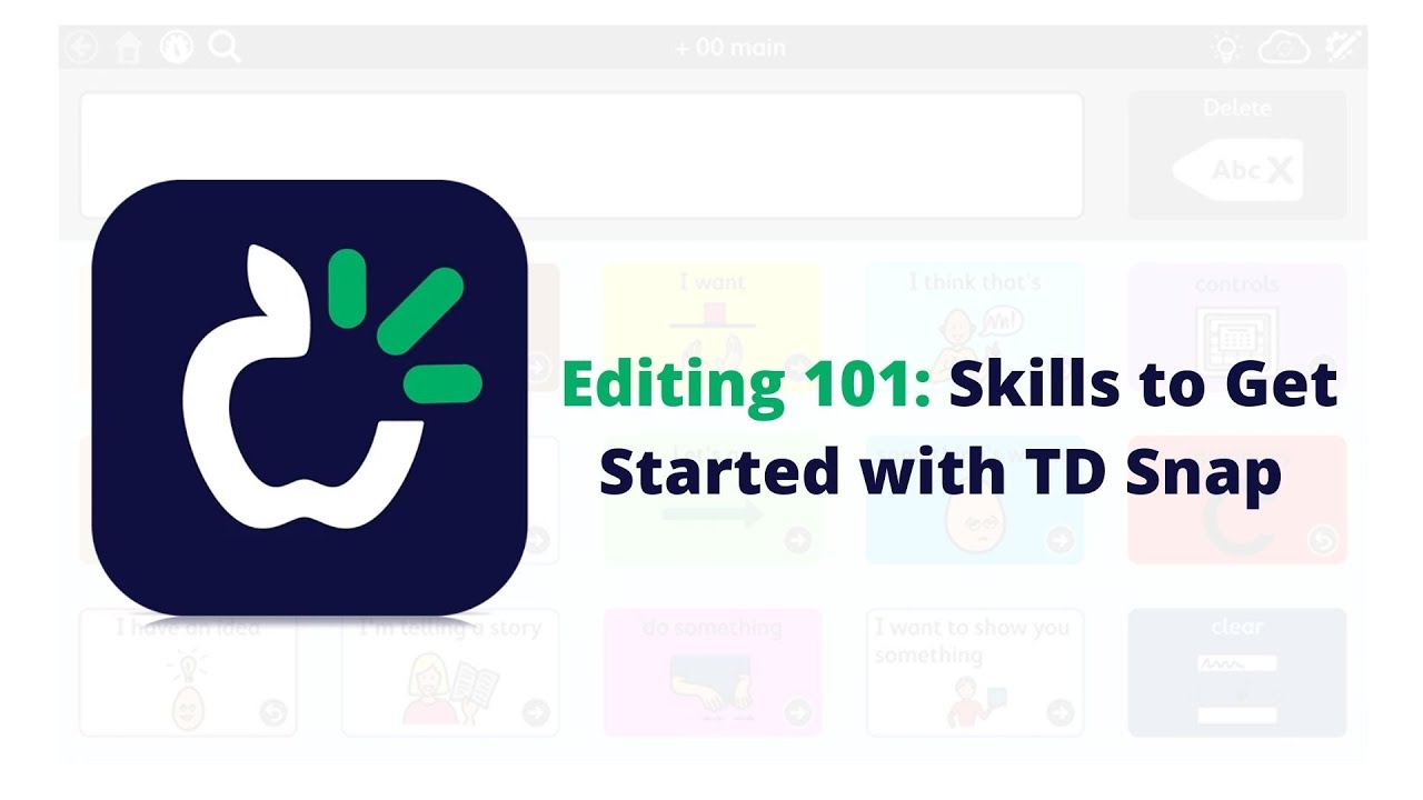 Editing 101: Skills to Get Started with TD Snap