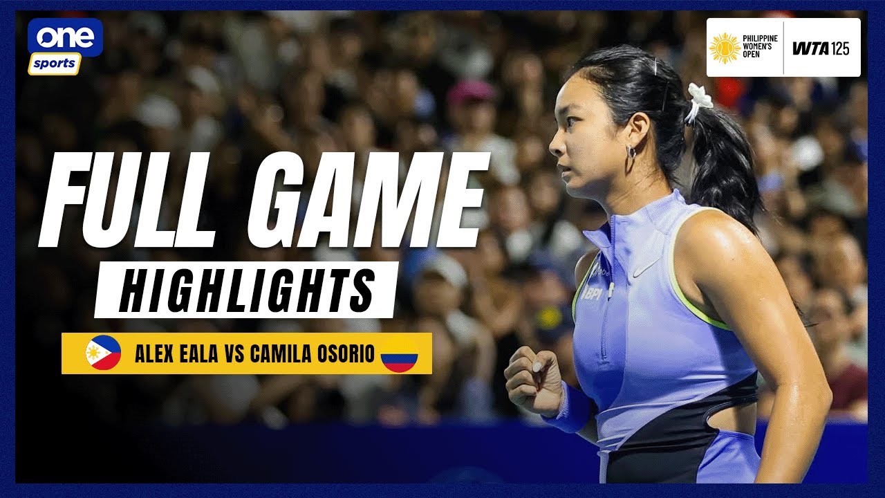 Alex Eala 🇵🇭 vs Camila Osorio 🇨🇴 | FULL GAME HIGHLIGHTS | 2026 Philippine Women’s Open QF