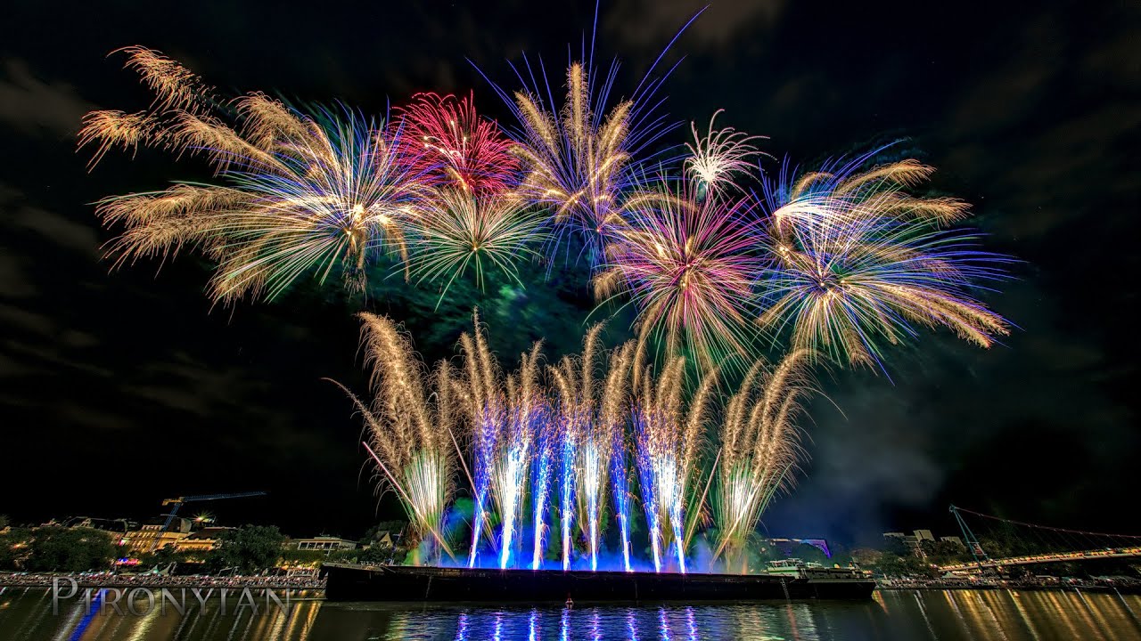 Museumsuferfest - Frankfurt am Main 2024 (Feuerwerk, Fireworks, Feu d'Artifice)