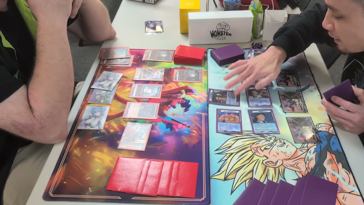 Locals after hours evangelion versus YuYu hakushu #subscribe #anime #unionarena #tcg @TOE-KN33 #lol 