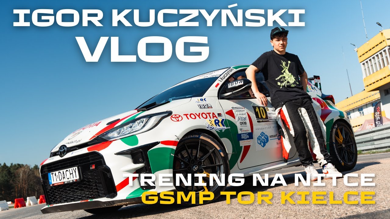 Igor  Kuczyński VLOG - Trening na nitce GSMP Tor Kielce #rally