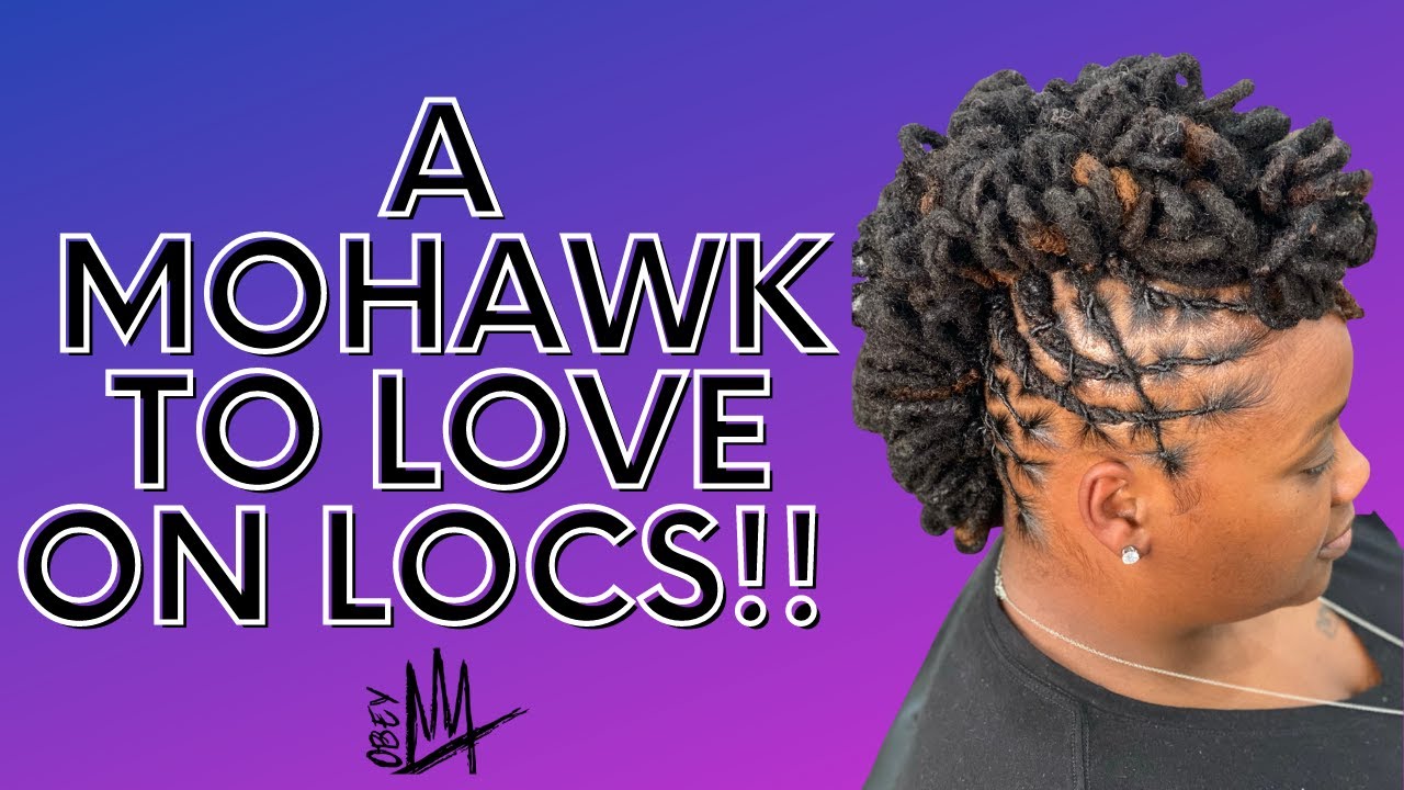 Try this Mohawk on your locs!