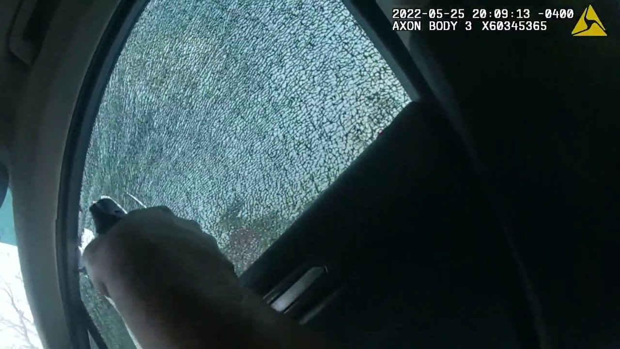 Police release video of officers trading gunfire with wanted man