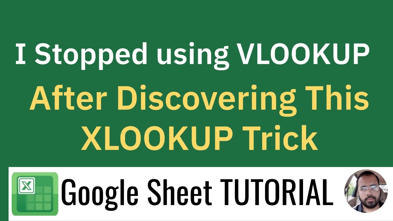Я перестал использовать VLOOKUP после того, как узнал этот трюк с XLOOKUP.