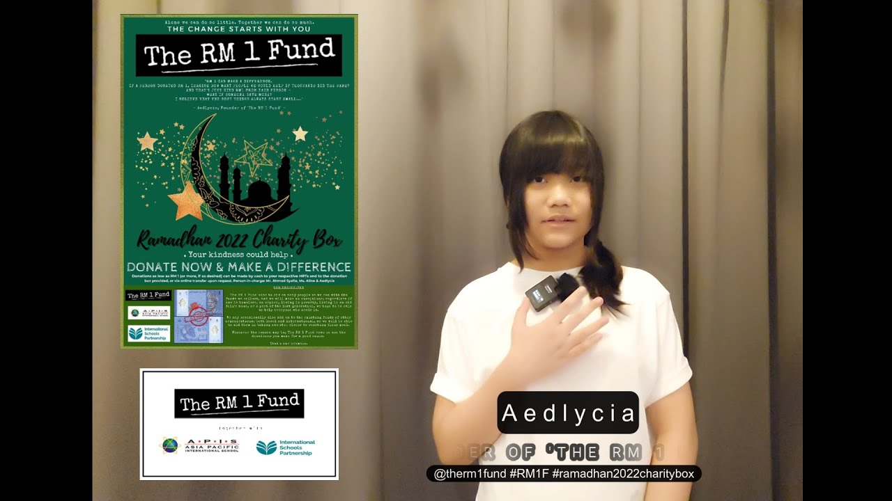Aedlycia - The RM 1 Fund's Ramadhan 2022 Charity Box