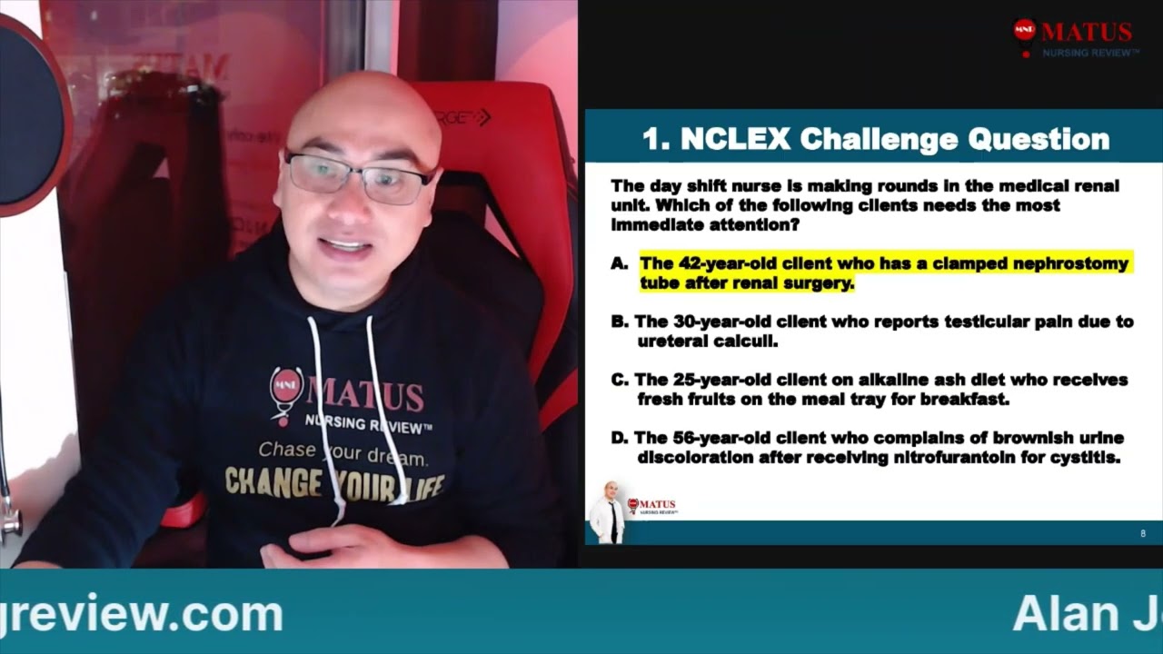 #67, NCLEX Prioritization/Delegation (Renal Calculi)