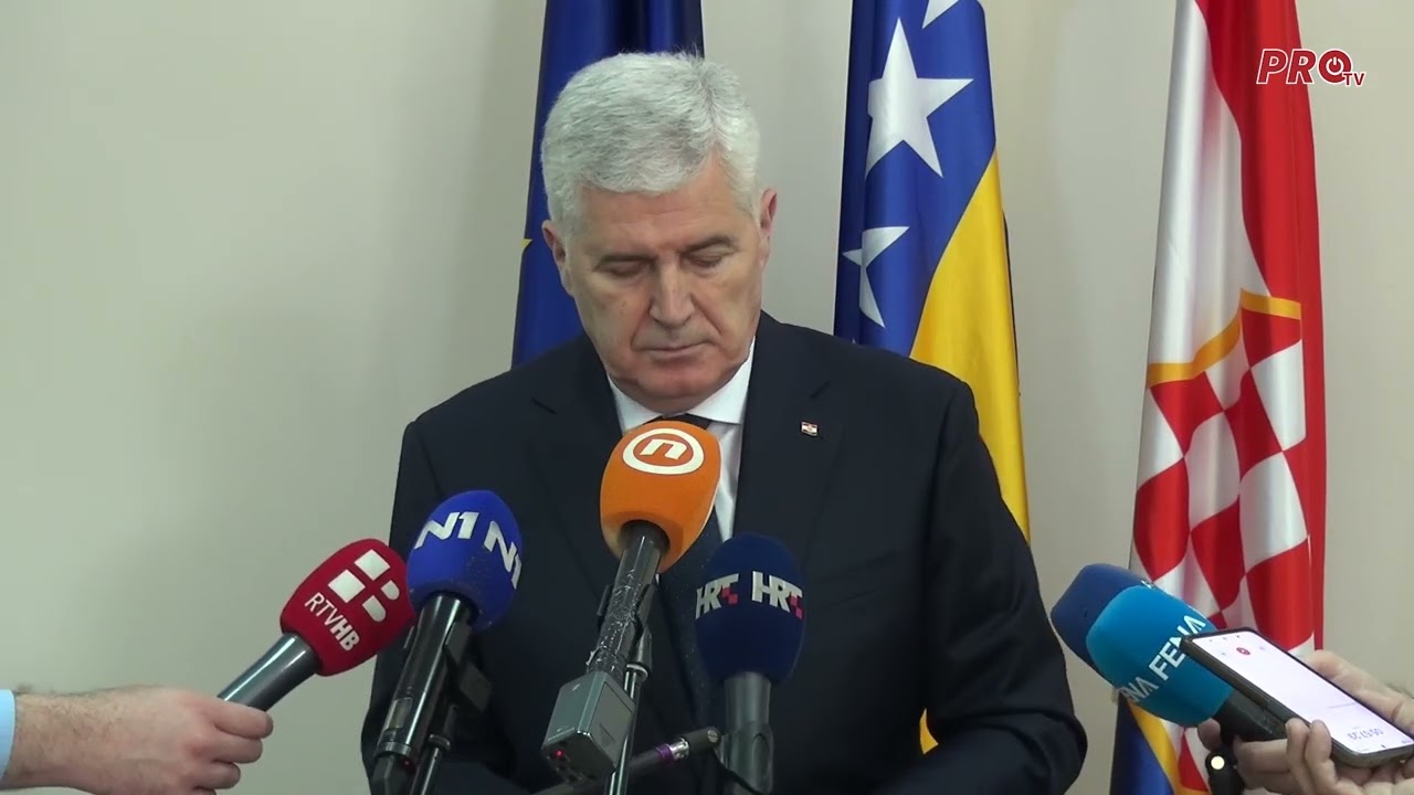 PREDSJEDNIK HNS-a BiH  DRAGAN ČOVIĆ KOMENTIRAO POLITIČKE AKTUALNOSTI U BiH