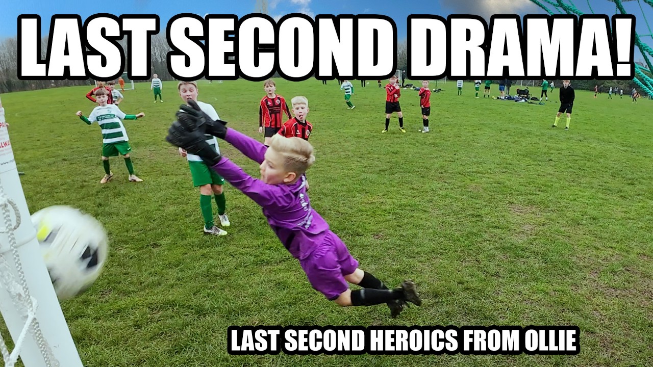 LAST SECOND DRAMA! Almost the last kick of the game and Ollie pulls this out