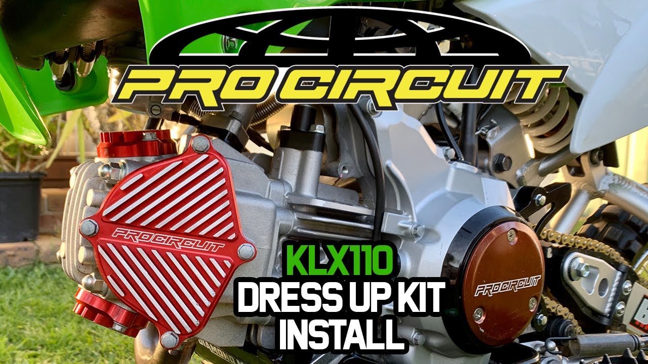 KLX110L - Pro Circuit Dress Up Kit Install